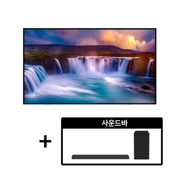 최근 많이 팔린 삼성전자 TV KQ65QT67AFXKR + HW-T450 사운드바패키지, 정품스탠드형 ···