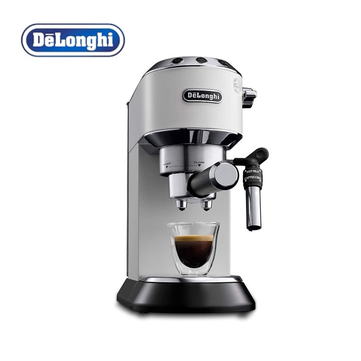 인지도 있는 DeLonghi 드롱기 데디카 스타일 EC685 에스프레소 커피머신 독일직배송, 화이트 좋아요