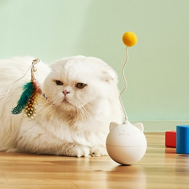 인지도 있는 냥품멍품 냥냥펀치 토이볼 고양이 장난감, 혼합색상, 1세트 추천합니다