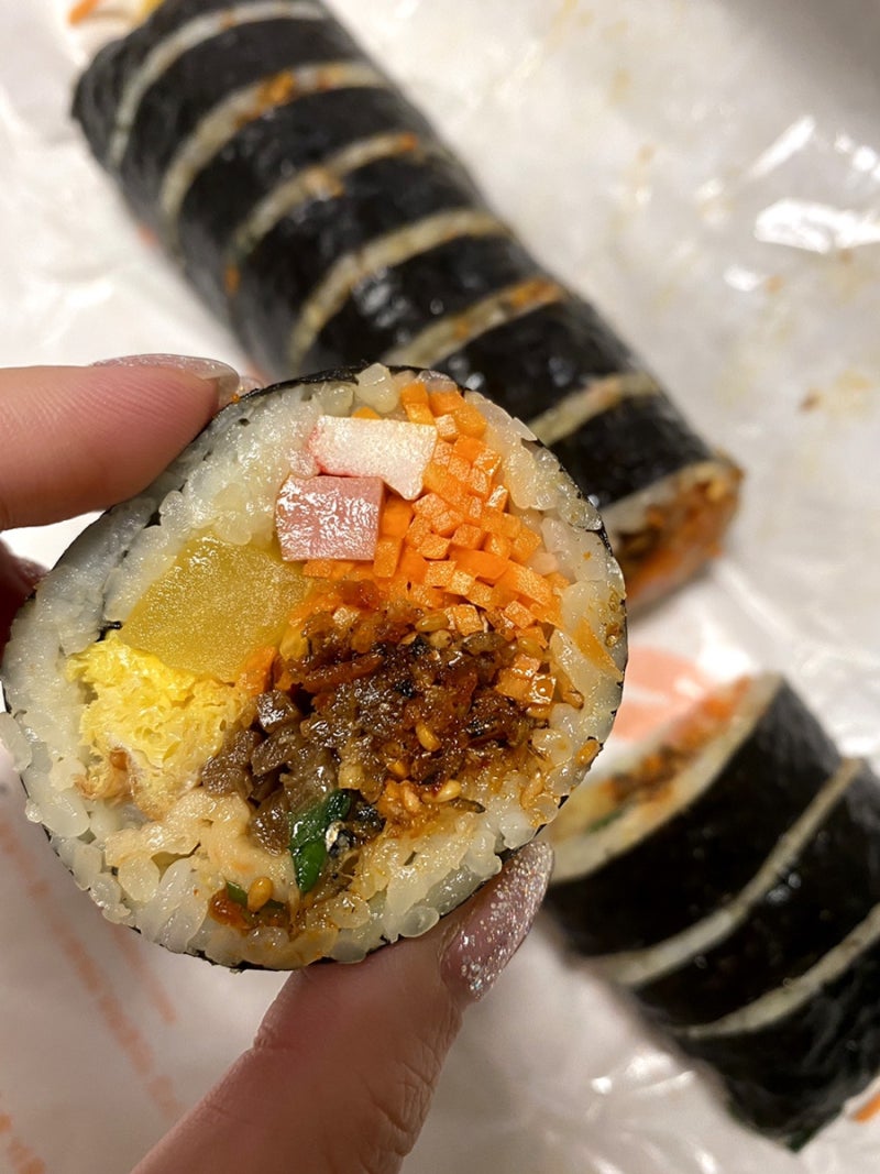 불광왕순이주먹밥김밥 점심 매운멸치김밥 라면 네이버 블로그