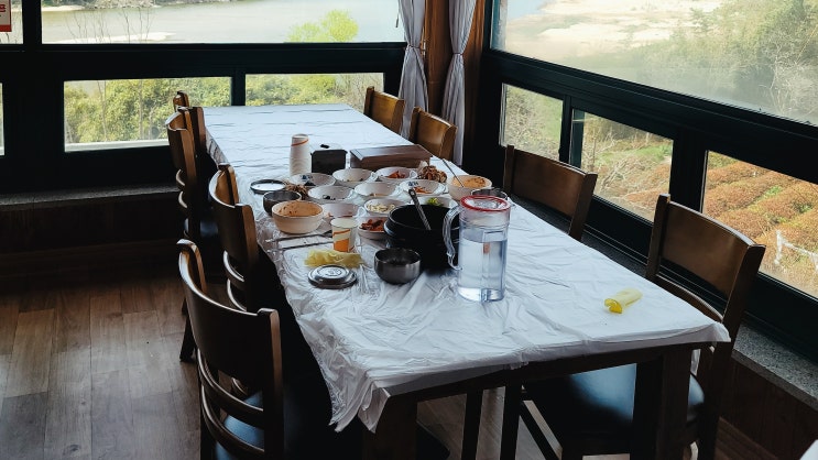  섬진강 보면서 참게탕과 은어튀김, 재첩을 먹을 수 있는 하동 맛집 은성식당