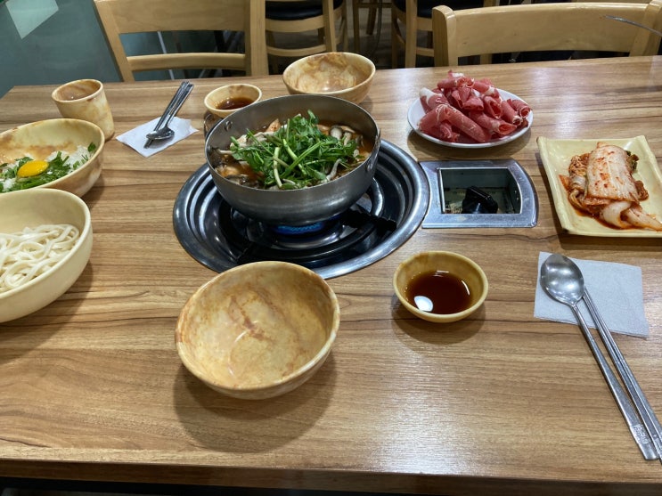  두울 샤브 칼국수 | 탄방동 맛집 | 대전 샤브샤브 