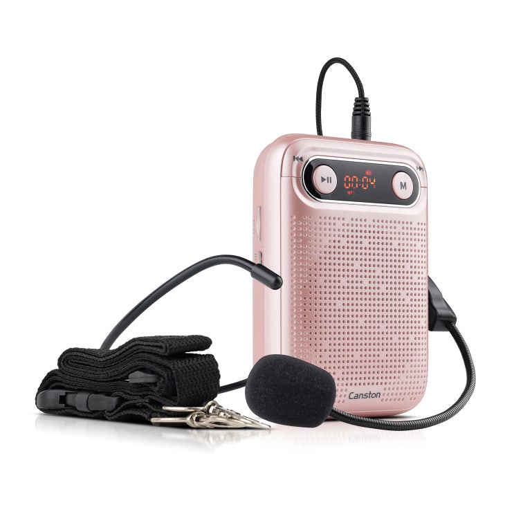 인기 많은 캔스톤 컴팩트 강의용 마이크 기가폰 확성기 앰프 스피커, K78, 핑크 추천합니다