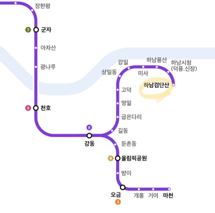  5호선 타고 하남 스타필드 가자! 하남검단산역 27일 개통 완료