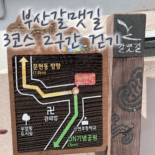  부산갈맷길 걷기 - 3코스2구간 도심걷기코스 좋은길은 글쎄..