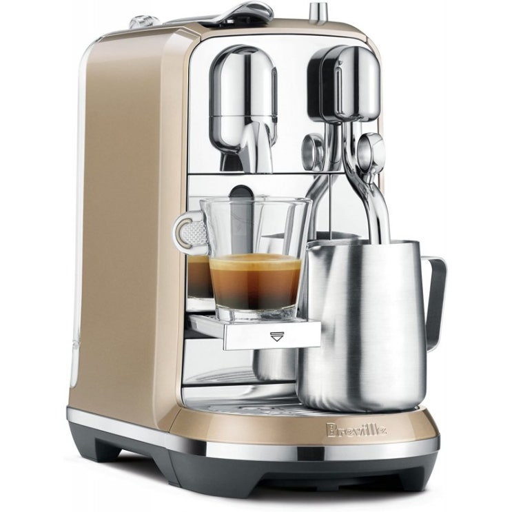 인기있는 Breville-Nespresso 미국 네스프레소 Creatista 커피 에스프레소 머신, 단일옵션 추천합니다