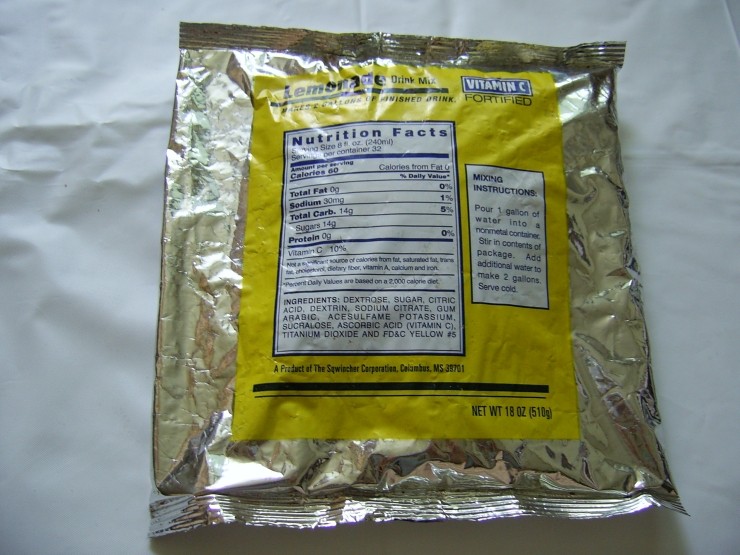  Squincher Lemonade drink mix