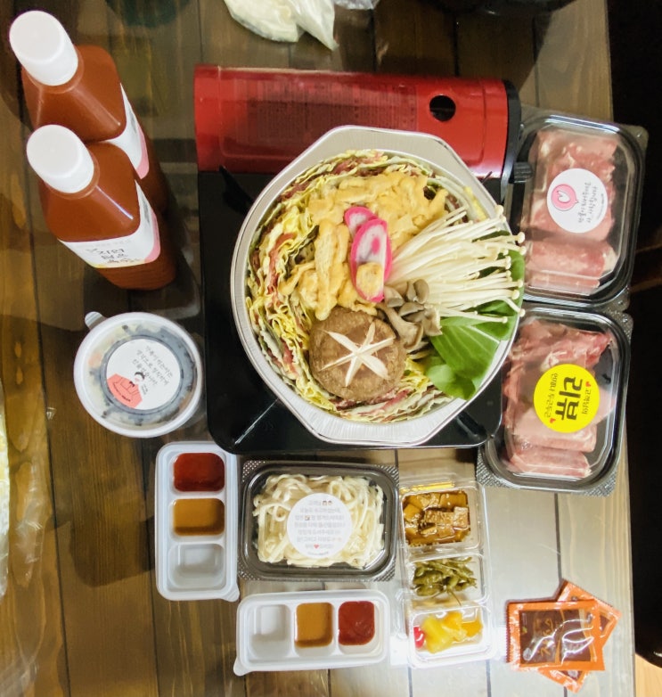  밀푀유 배달음식으로~