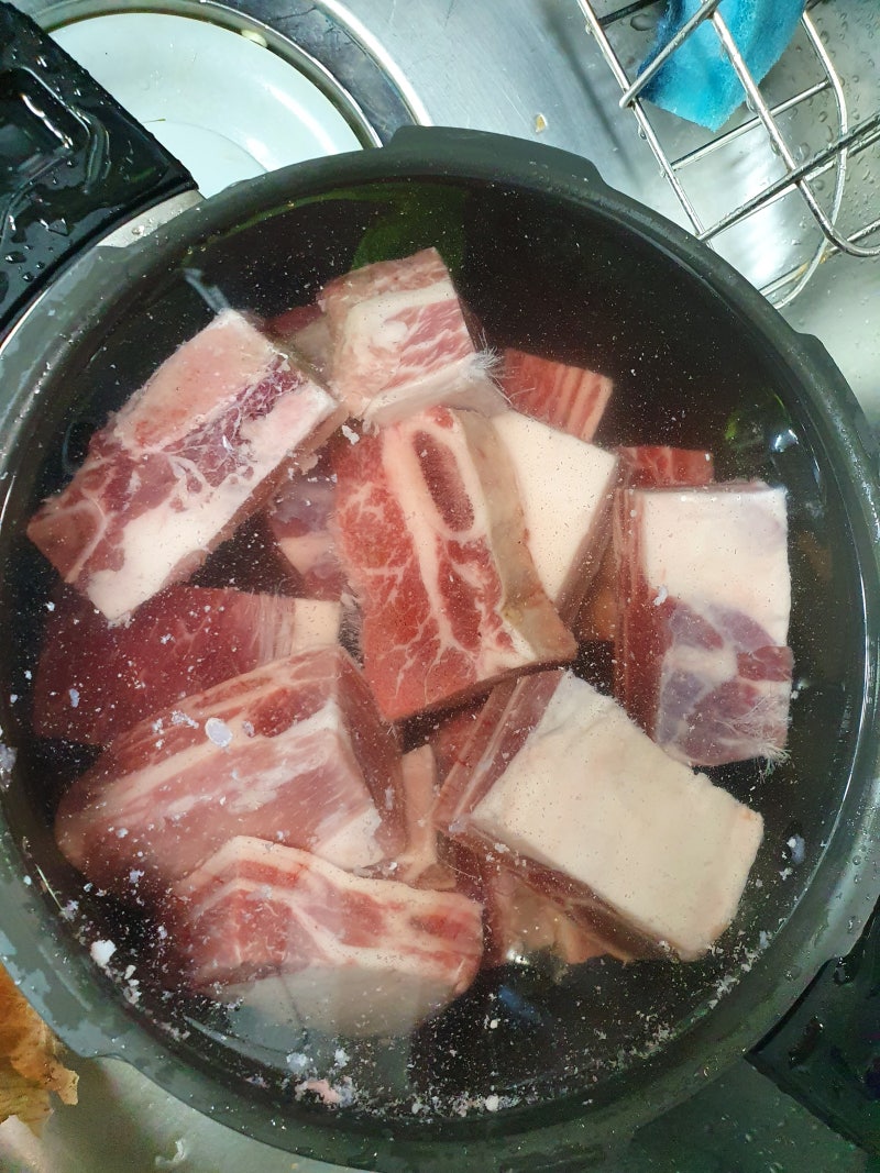 코스트코 양념 소갈비찜 재우기 넘나 맛남