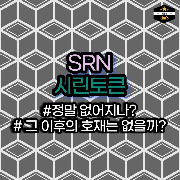  시린토큰 유 ( 유의 ) 이유는 무엇이며 앞으로의 호재는? ( SRN )