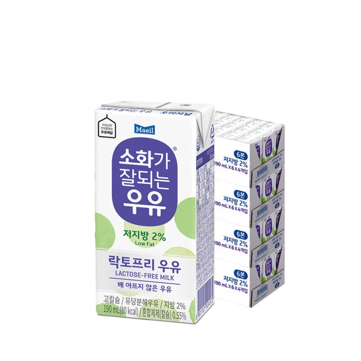 갓성비 좋은 [매일] 멸균 소화가 잘되는 저지방 우유 96팩, 190ml, 96개입 ···