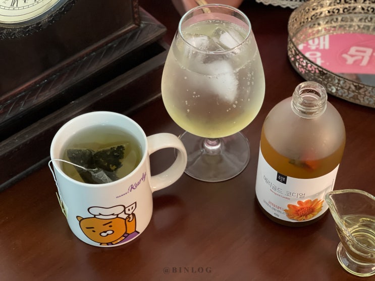  우리꽃연구소 메리골드꽃차 에이드 만들어 먹기 