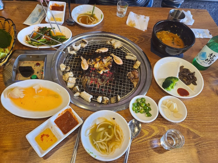  부천  자연산 통영장어 숯불구이 소주한잔