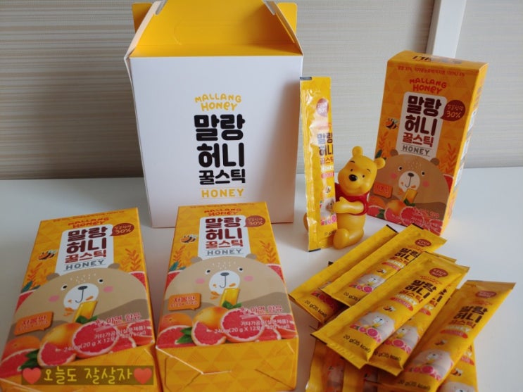  온가족 영양간식 말랑허니꿀스틱~