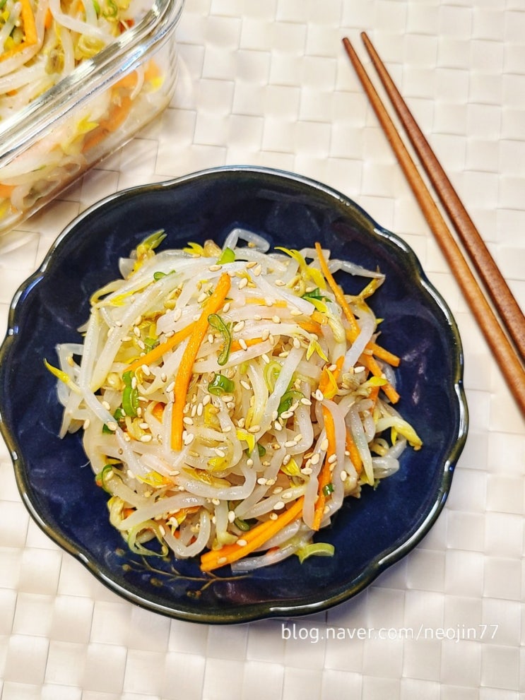 숙주나물무침 만드는법 아삭한 나물반찬 데치는시간이 중요해요 숙주나물무침 만드는법 아삭한 나물반찬 데치는시간이 중요해요