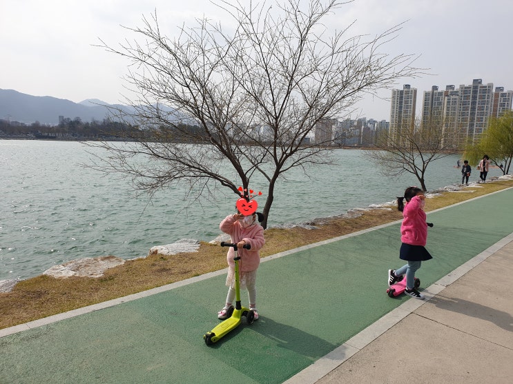  경산 남매지- 아이들과 호수공원 주변 데이트~