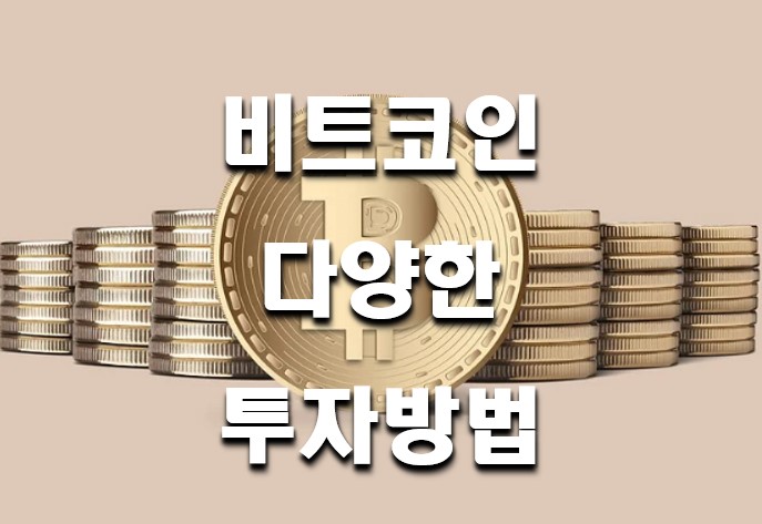 비트코인 다양한 투자 방법 비트코인 다양한 투자 방법