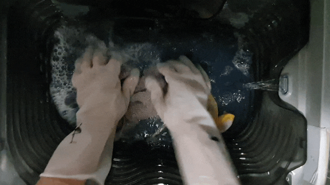 거즈손수건 똥 묻은 아기옷 손빨래 세탁법 순한 가루세제