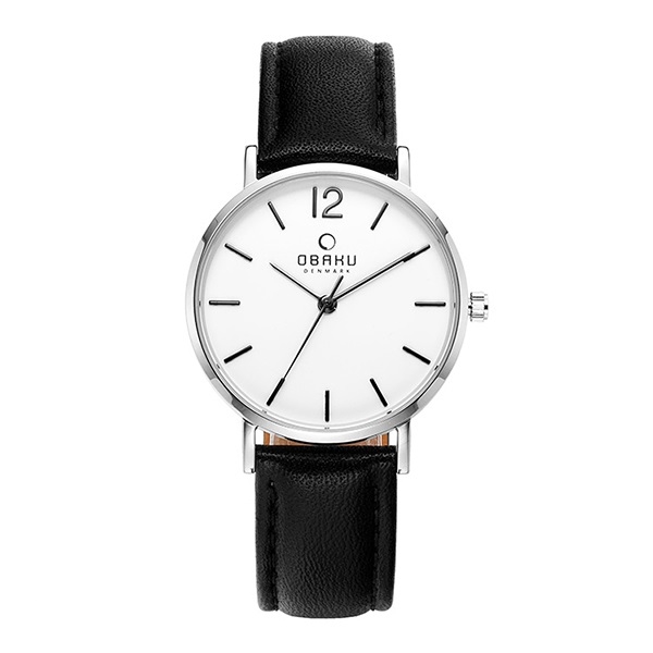 구매평 좋은 명품 OBAKU 오바쿠 V197LXCWRB MARK LILLE BLACK 쿼츠 32mm 여성가죽. 좋아요