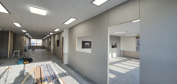 칸막이공사 가벽설치 사무실 공간분리 인테리어 | 부산, 양산, 김해