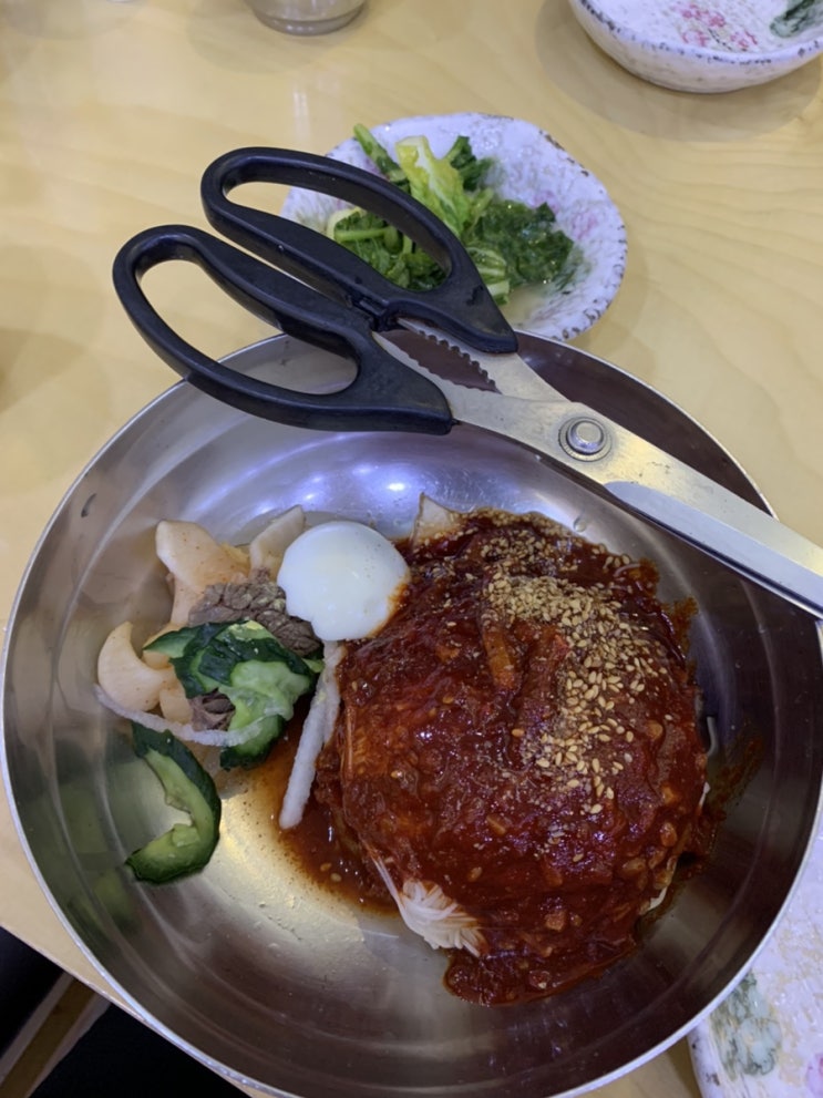  간단한 저녁으로 울산 롯데백화점 8층 식당가 평양면옥 ~