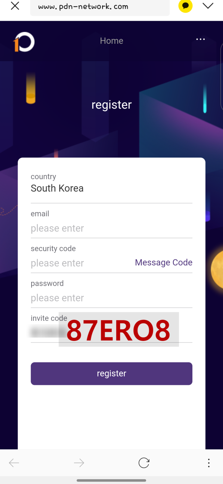  PDN Coin,무료 채굴, 코인 채굴, 코인 채굴하기 Pi Network 기반의 극 초기 코인, 초대코드 87ERO8