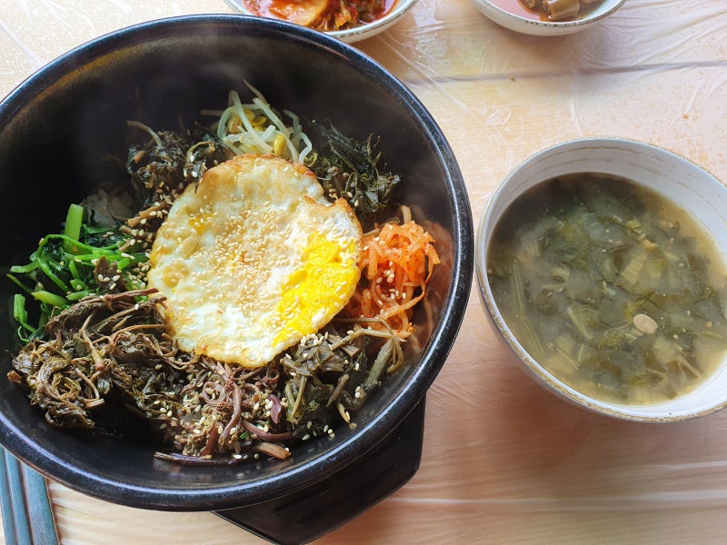 지리산 칠선계곡 풍경 맛집, 함양건강100세음식 지정식당 [칠선산장민박식당](feat.산채비빔밥....