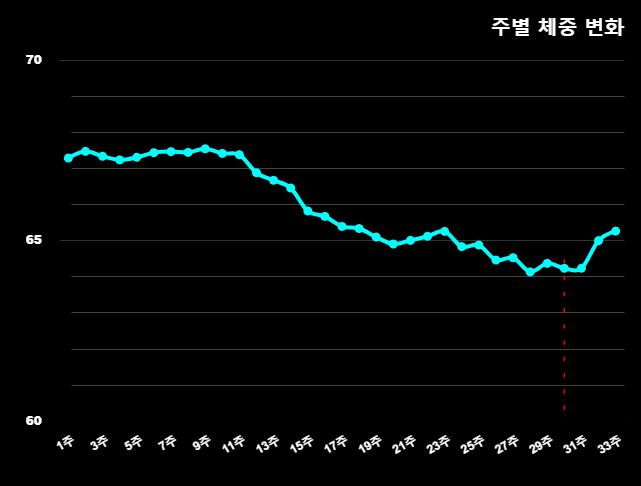  [다이어트 이후의 일기 & 다이어리 - 31~33 차] : 다이어트는 끝났지만, 실험은 계속된다
