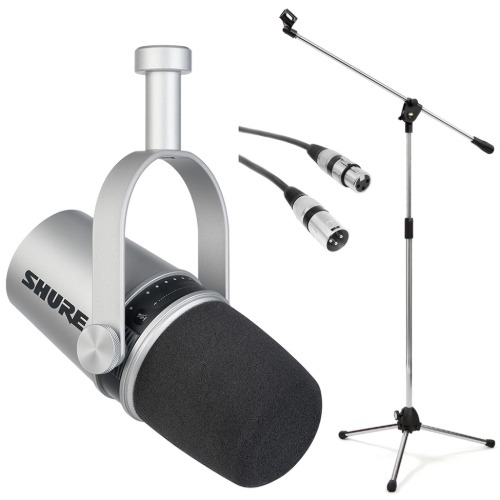 많이 팔린 SHURE 슈어 XLR USB 마이크 MV7 실버 패키지 C3S3, 본품 좋아요 많이 팔린 SHURE 슈어 XLR USB 마이크 MV7 실버 패키지 C3S3, 본품 좋아요