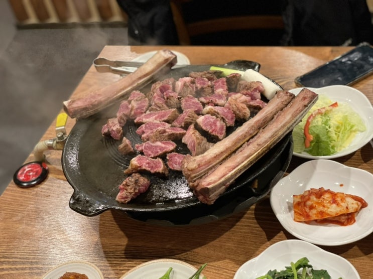  구디맘 블로그 - 장안동 맛집 “BK볏짚 우대갈비” 방문 후기