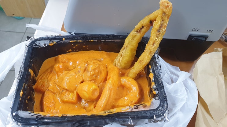  배떡 분모자 로제떡볶이 중국당면 후기[상도점]
