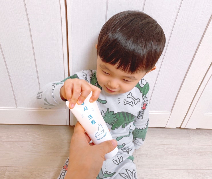  환절기 건조한 아이 피부 유기농 시어버터 수시크림으로!