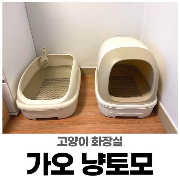 고양이 화장실 추천 "냥토모 화장실"vs "유니참 화장실" 1년 사용후기와 관리방법
