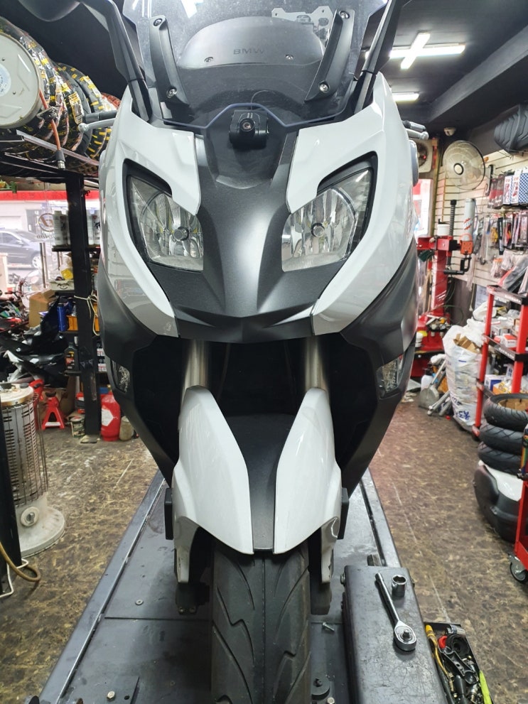  [모터월드] BMW C650 엘프 10W60 합성유 교환