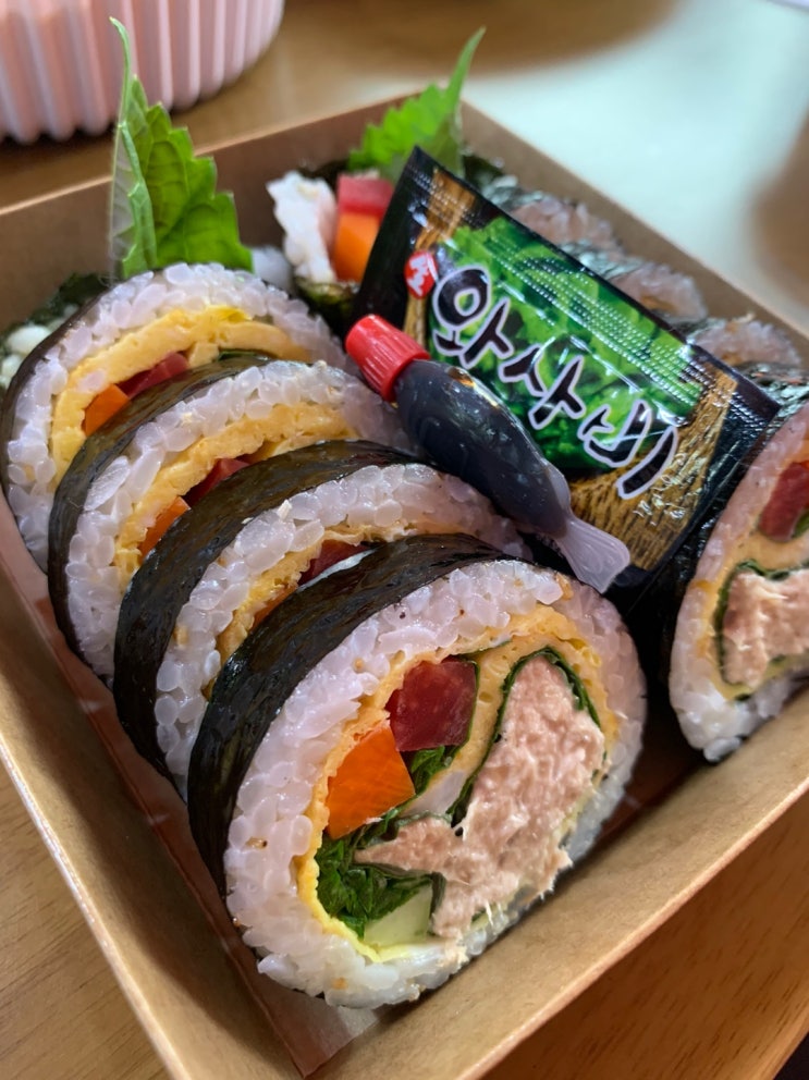  거제 아주동 맛집, 거제 김밥전문점 사임당! 속재료가 되게 신선하고 맛있어요!