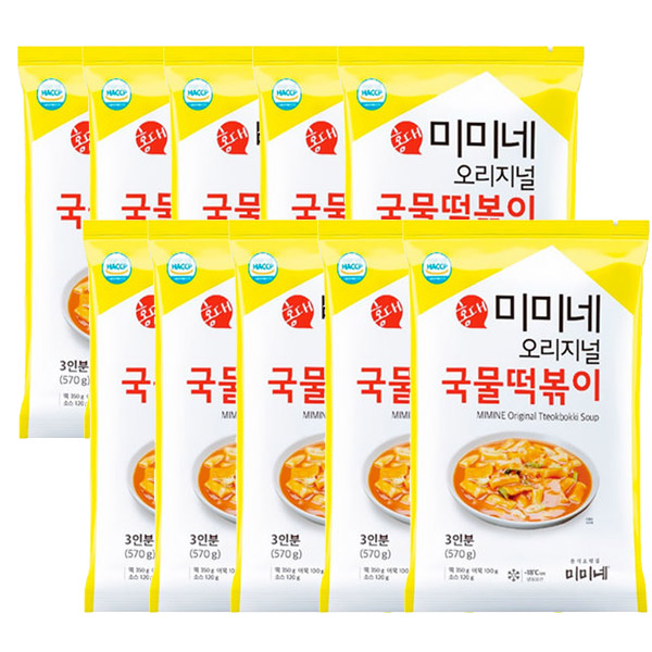 리뷰가 좋은 미미네 오리지널 국물떡볶이 3인분, 570g, 10팩 추천합니다 리뷰가 좋은 미미네 오리지널 국물떡볶이 3인분, 570g, 10팩 추천합니다