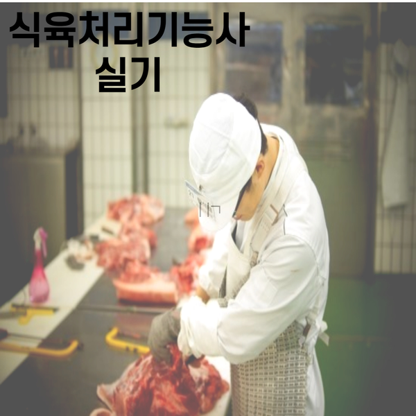  식육처리기능사 실기  돼지 대분할 소분할 부위별 명칭 특성