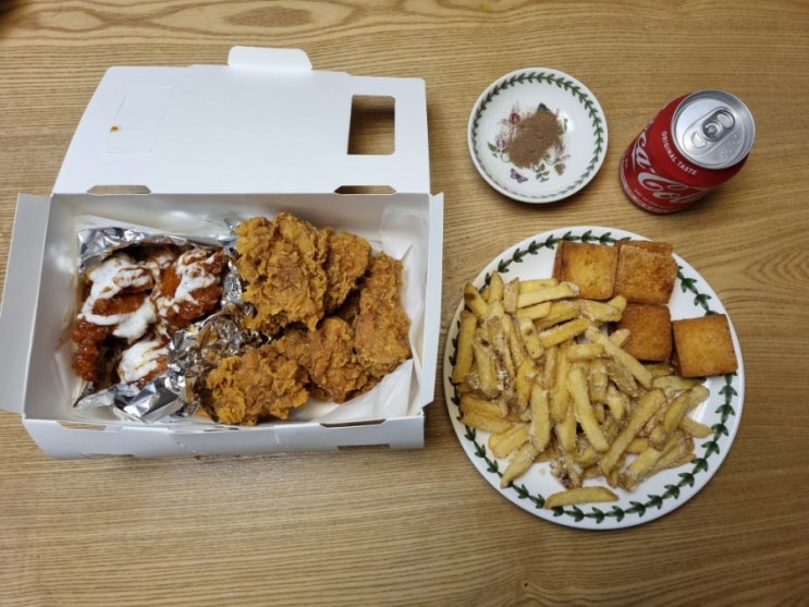  야식 추천 당치땡 낙성대점  순살크리스피 크림치즈 치킨 맛집