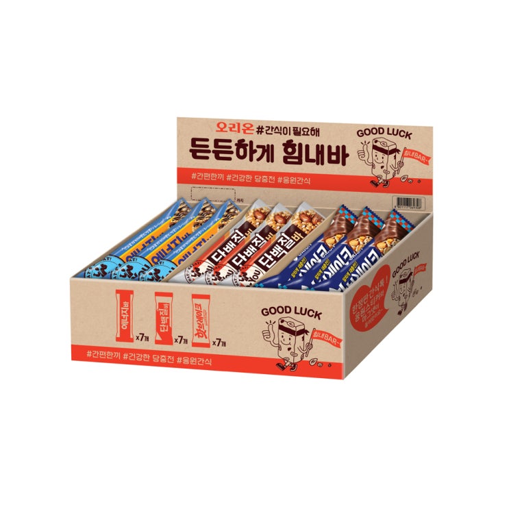 당신만 모르는 오리온 간식시리즈 든든하게힘내바 단백질바 34g x 7p + 에너지바 40g x 7p + 핫브레이크 50g x 7p, 1세트 추천합니다 당신만 모르는 오리온 간식시리즈 든든하게힘내바 단백질바 34g x 7p + 에너지바 40g x 7p + 핫브레이크 50g x 7p, 1세트 추천합니다