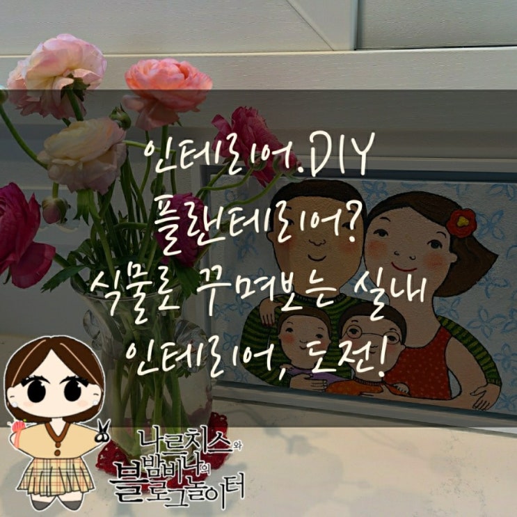  거실화분 인테리어, 식물 인테리어로 꾸며본 나의 플랜테리어.
