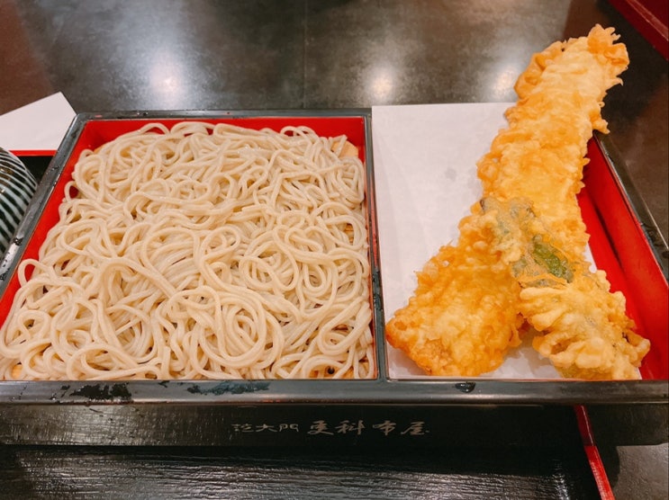  [도쿄맛집]덴푸라소바 맛집/시라시나누노야 소바/삼색 소바/아나고튀김