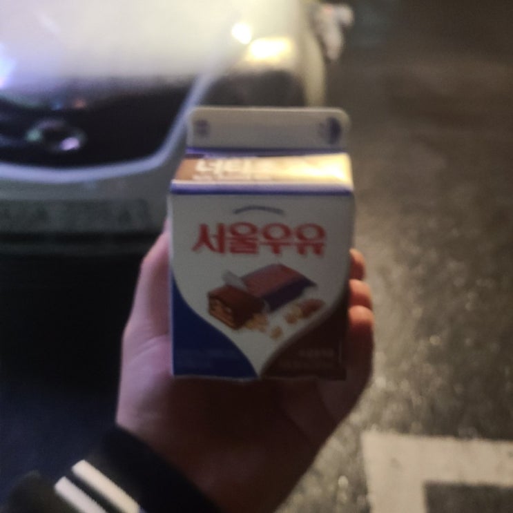  서울우유 너티초코로 당충전 완료^^