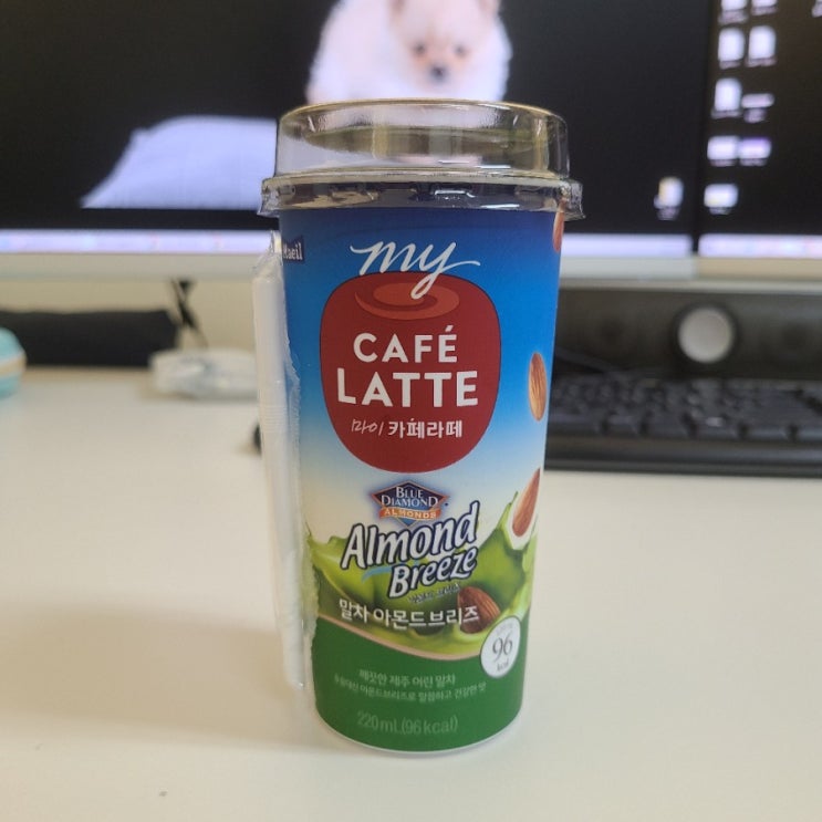  마이 카페라떼 말차 아본드 브리즈, 맛 궁금하면 클릭!
