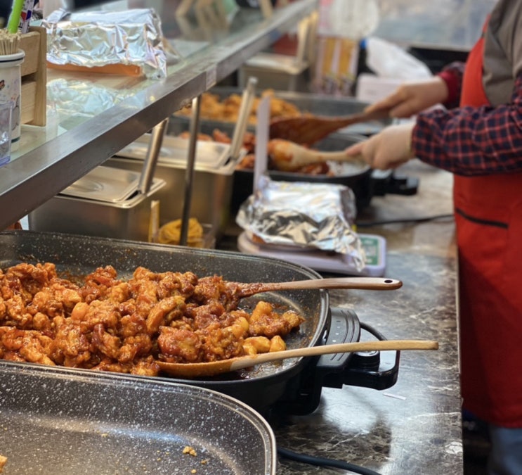  정서진중앙시장 맛집 사구치킨에서 간식TIME ෆ