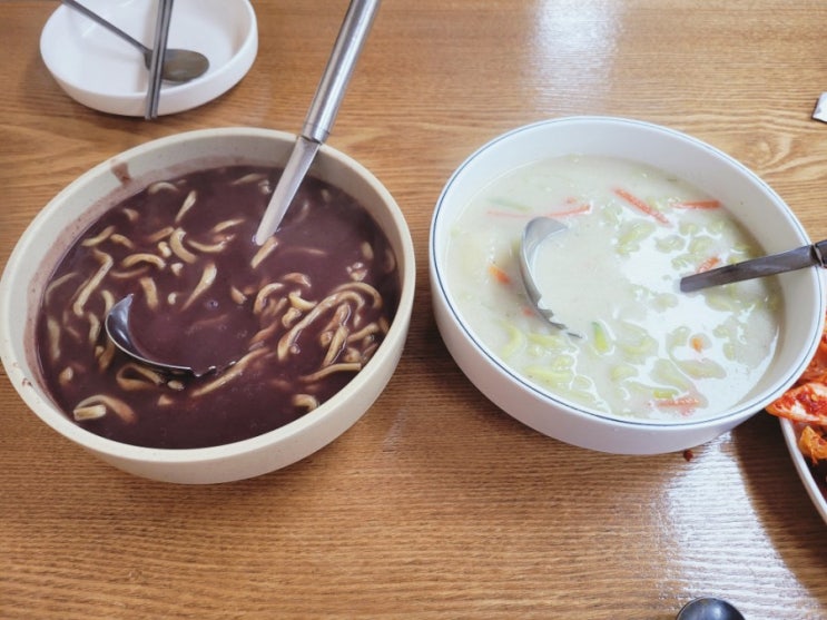 김포맛집! 풍무동 천년초바지락칼국수(들깨칼국수,팥칼국수)