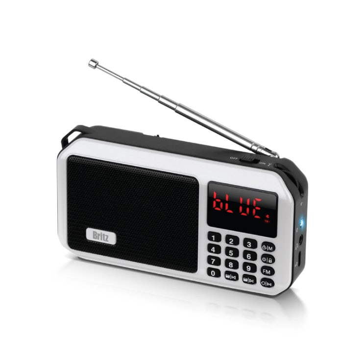 인지도 있는 브리츠 휴대용 라디오 MP3 블루투스 스피커 BZ-LV980, 화이트 ··· 인지도 있는 브리츠 휴대용 라디오 MP3 블루투스 스피커 BZ-LV980, 화이트 ···