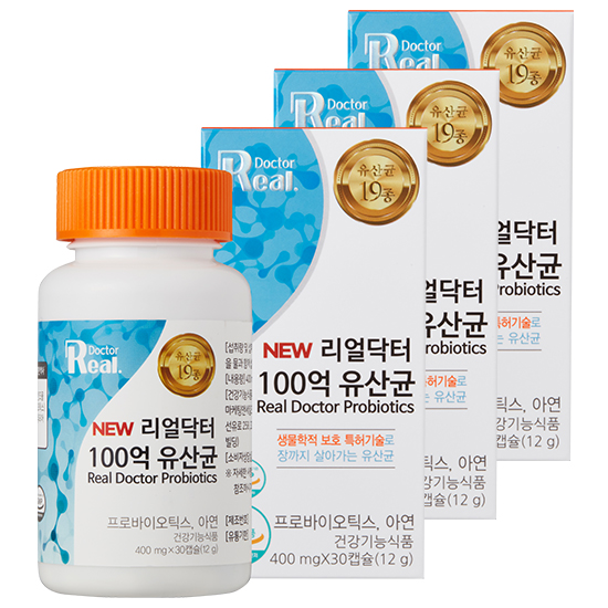 후기가 좋은 리얼닥터 100억 유산균, 400mg, 3개 ···