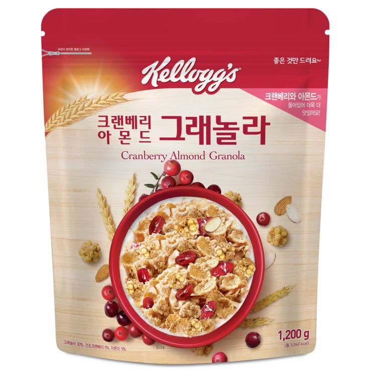 구매평 좋은 켈로그 크랜베리 아몬드 그래놀라 시리얼, 1200g, 1개 추천합니다 구매평 좋은 켈로그 크랜베리 아몬드 그래놀라 시리얼, 1200g, 1개 추천합니다