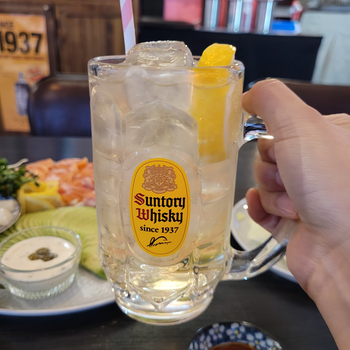  합정이자카야 찐하이볼맛집 남자식탁