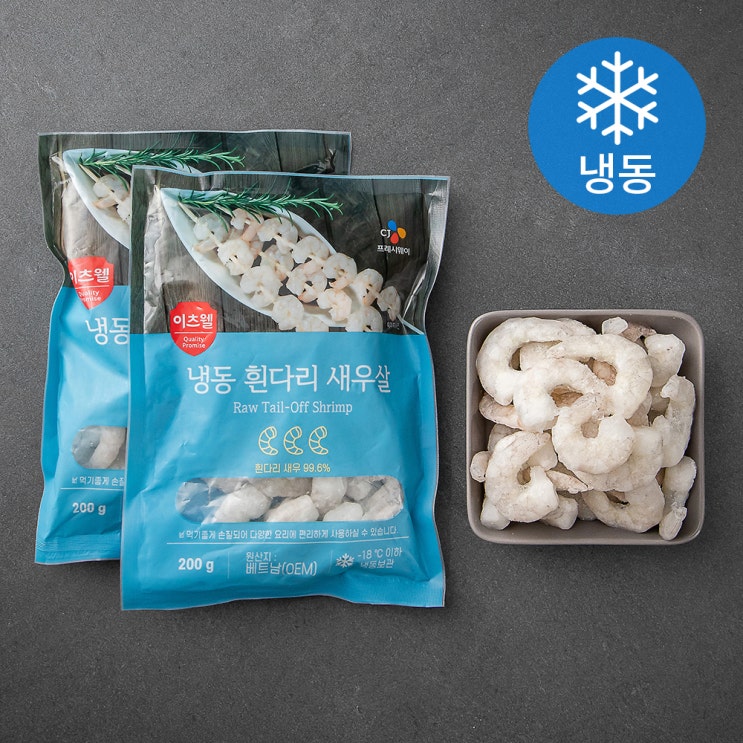 가성비 뛰어난 이츠웰 CJ 프레시웨이 생새우살 대 (냉동), 200g, 2개 추천해요 가성비 뛰어난 이츠웰 CJ 프레시웨이 생새우살 대 (냉동), 200g, 2개 추천해요